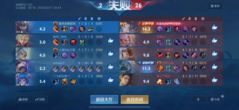 王者荣耀为什么老输